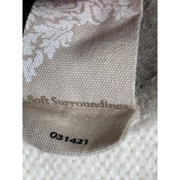 Soft Surroundings Alpaca Wool Tundra Sweater Women's Size S In Desert Stone - Picture 5 of 7